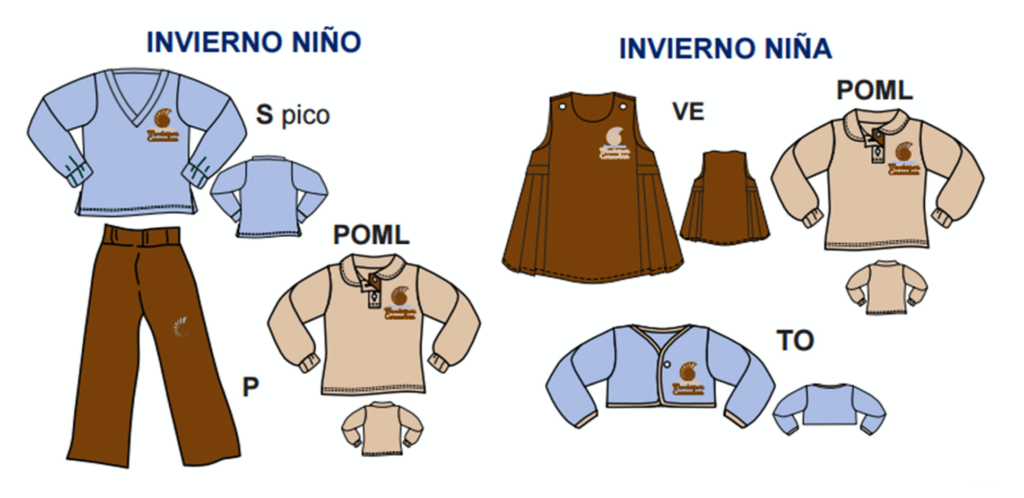 Uniformes De Colegio Montessori Caracoliris 2020 Invierno