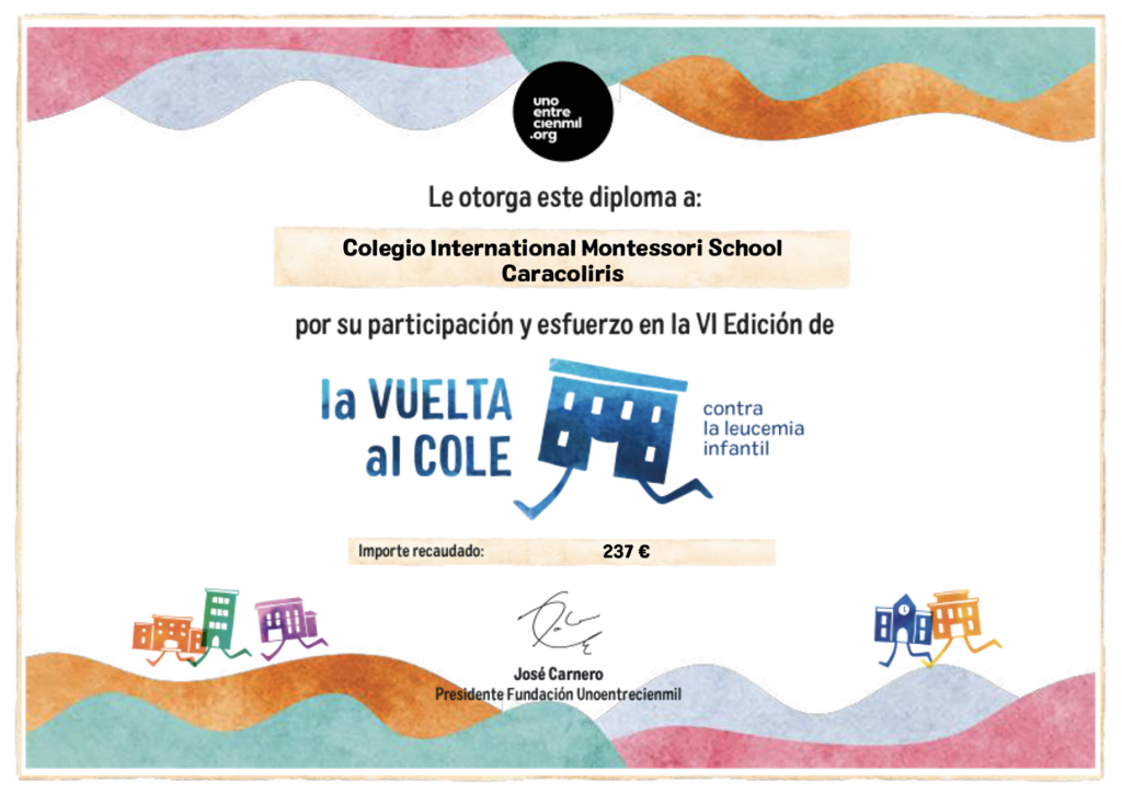 Diploma Vi Edición De La Vuelta Al Cole